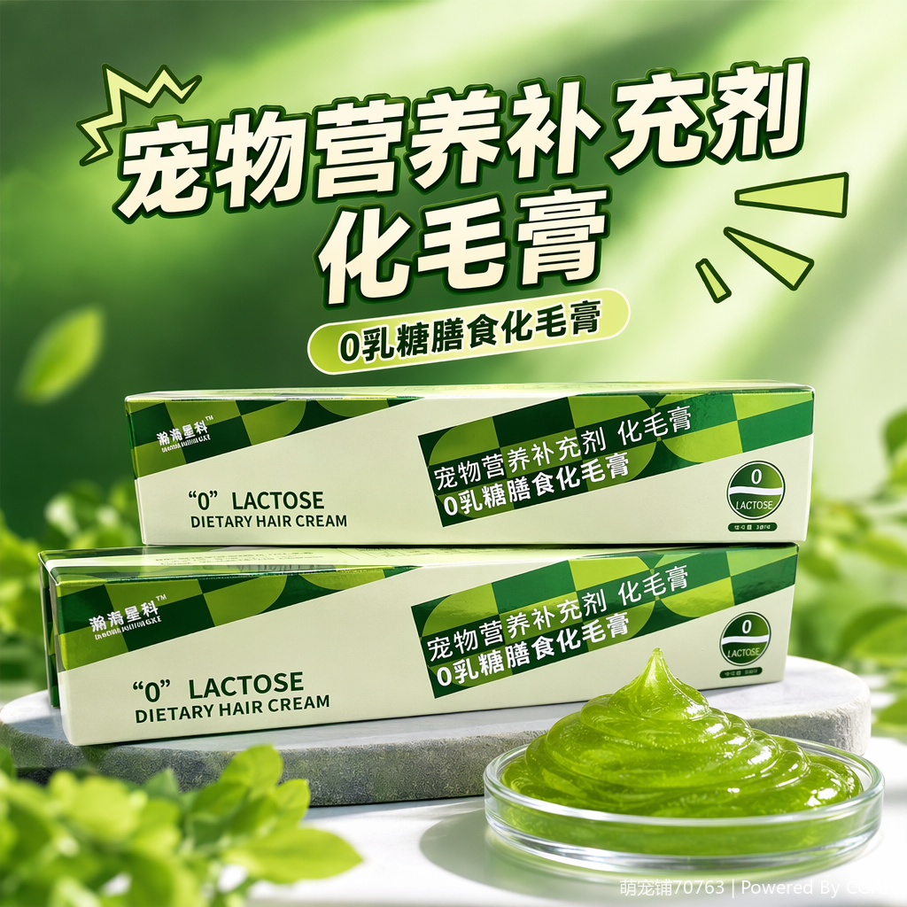 Pet probiotics Hair-dissolving cream, cat health products, nutritional supplements, customized pet hair-dissolving cream factory, promoting digestion, eliminating hairballs and vomiting hair, cat hair-dissolving nutritional cream