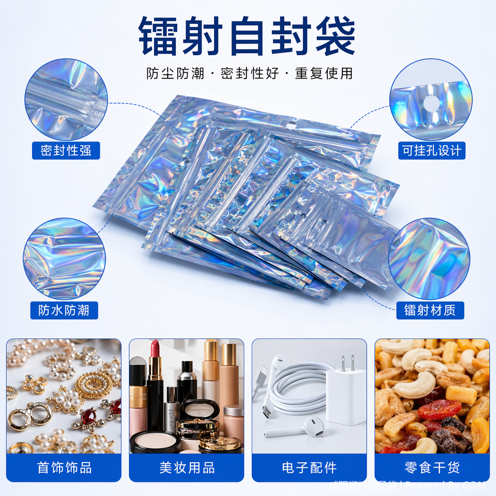 Thickened PVC transparent plastic self-sealing bags and PE self-adhesive packaging bags