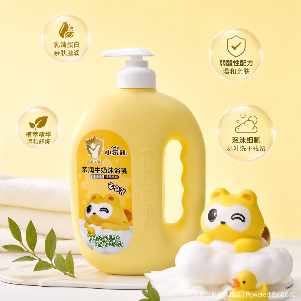 Little Raccoon Whey Protein Moisturizing Milk Body Wash