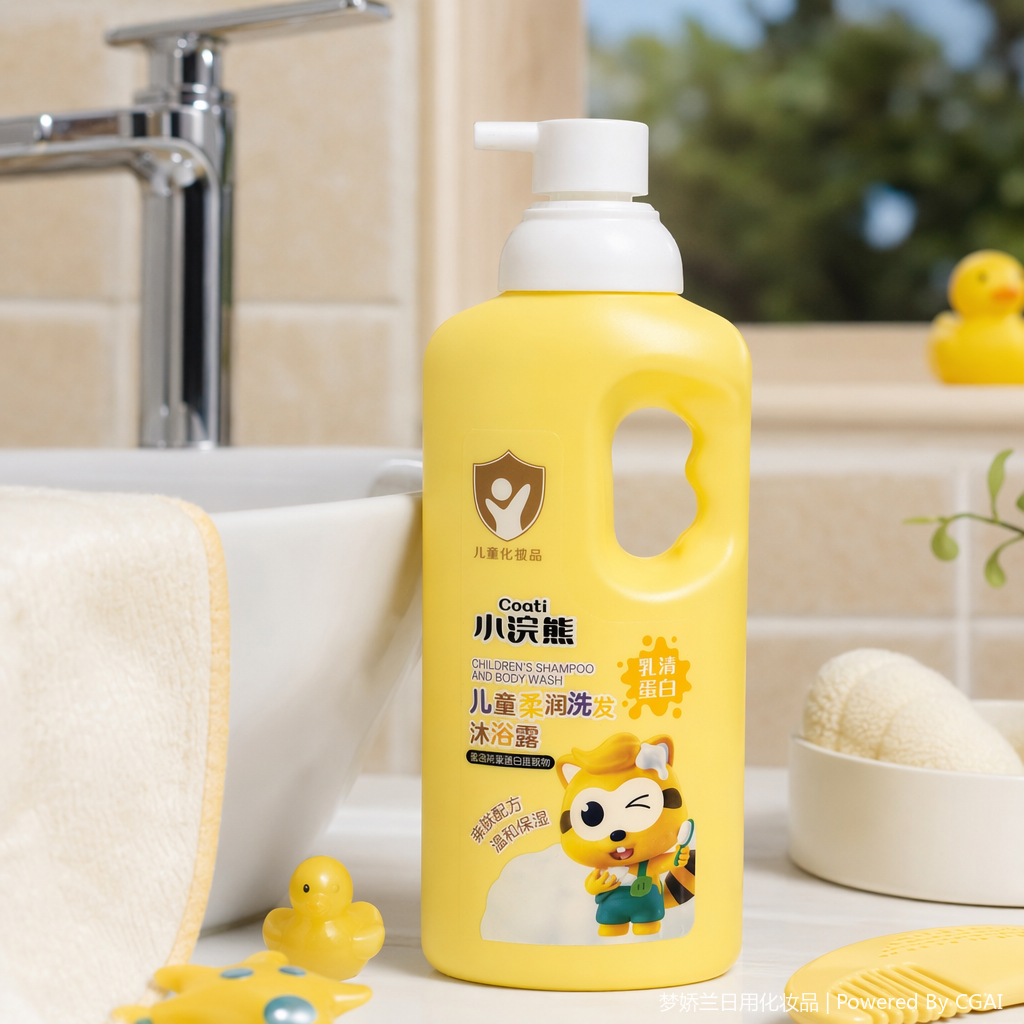 Little Huanxiong Whey Protein Children's Moisturizing Shampoo and Body Wash details Picture