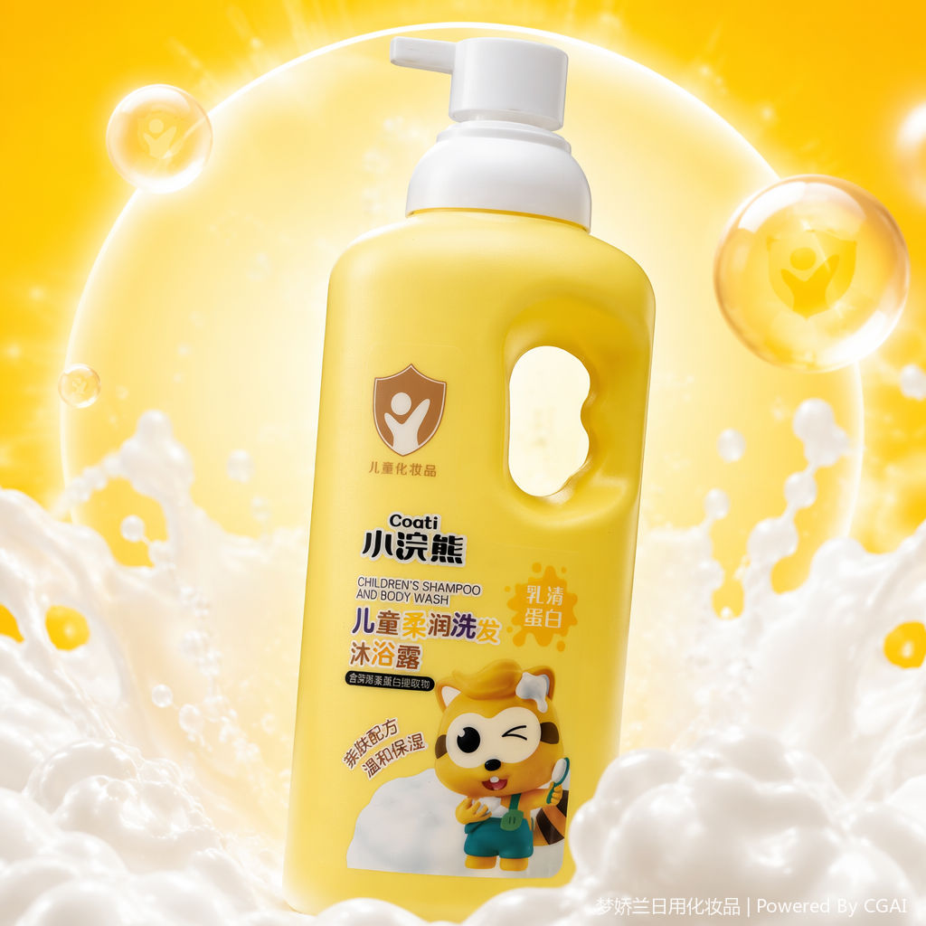 Little Huanxiong Whey Protein Children's Moisturizing Shampoo and Body Wash Specification image