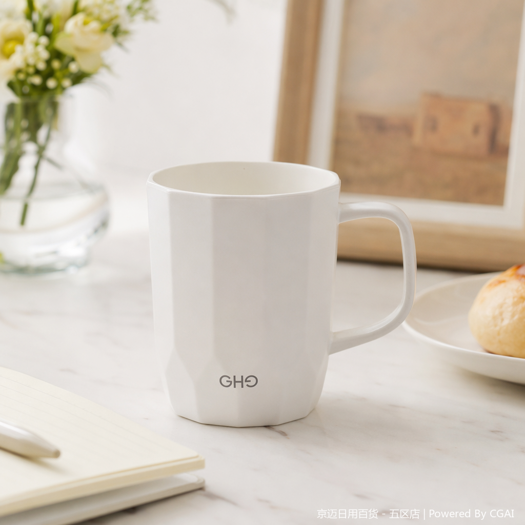 【CL】26Q2#2723 Classic Mouthwash Cup, white thickened PP details Picture