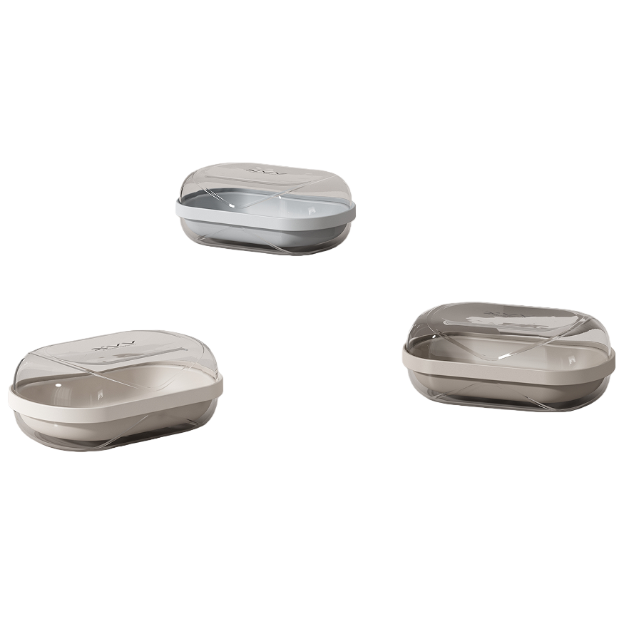 【CL】26Q2#2212 Soap Box Storage Set with Lid Item Picture