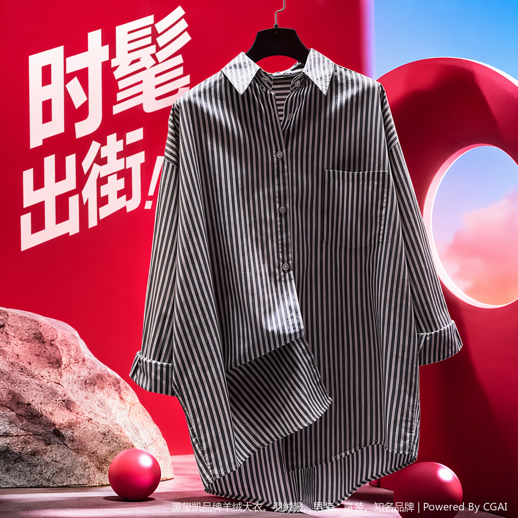Rayas verticales mujer camisa manga larga cilantro vestido formal protección solar verano corto Specification image