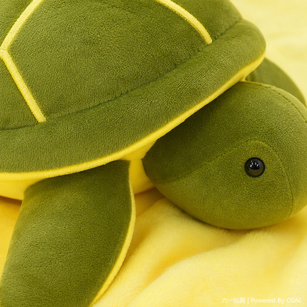 Turtle plush air conditioner quilt, comfortable nap quilt, cute cartoon doll, two-in-one small throw pillow, wholesale for export, green turtle doll, other dolls, plush toys, cute ornaments Item Picture