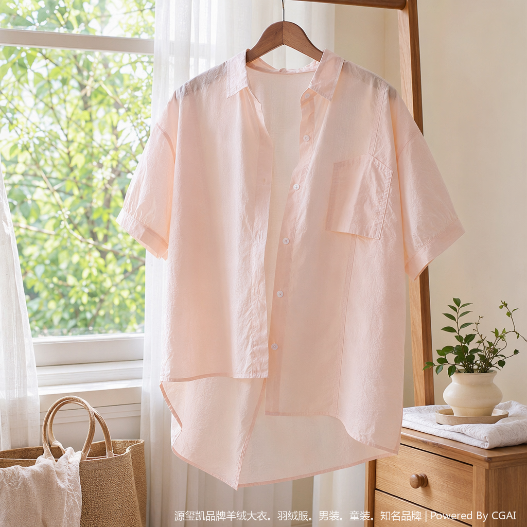 Blusa de manga corta de las mujeres de color rosa de cilantro vestido formal de verano de las mujeres blusa blanca sunwear details Picture