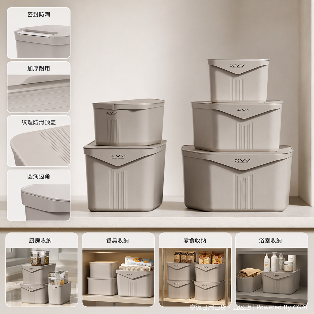 【CL】26Q2#6610 Storage Box, Acrylic storage