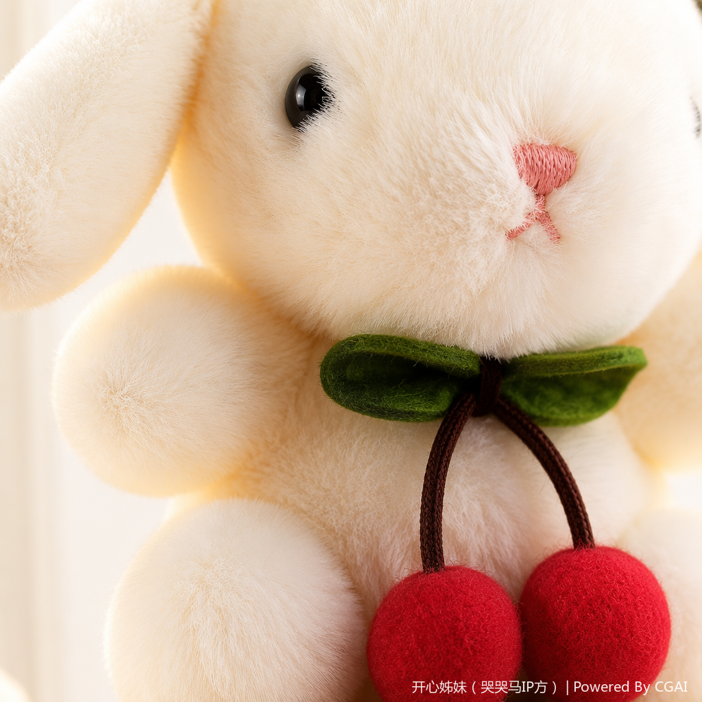 Artículo lindo peluche conejo llavero colgante caricatura adornos regalo Application Scenario