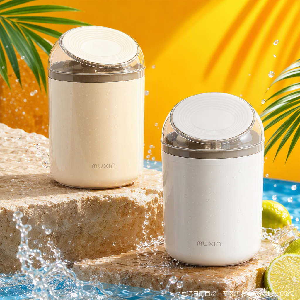 【CL】26Q2#586 White smart trash can with transparent lid and pedal, toilet and bathroom household trash can Model 015, Model 012, simple design and durable Specification image