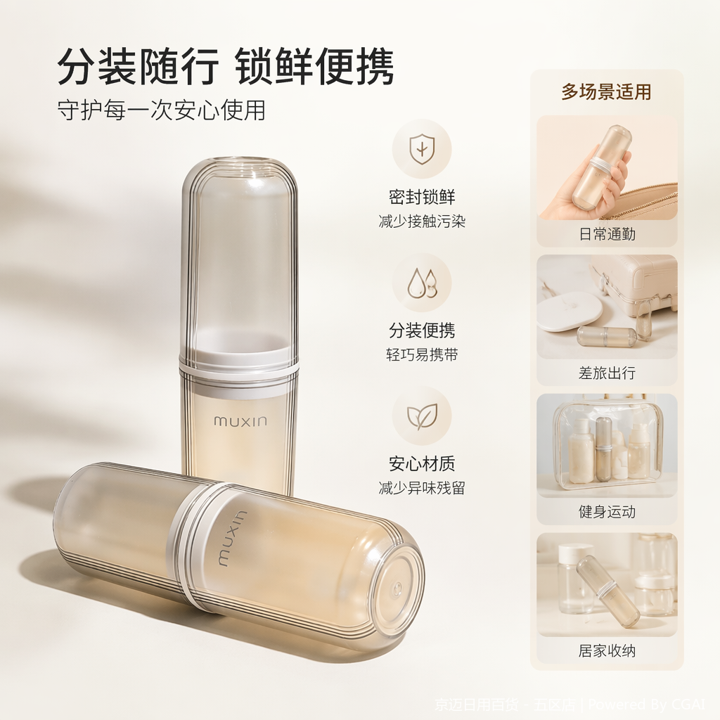 【CL】26Q2#816 Multi-functional grey transparent toothbrush storage box, sports water cup, soap rack, travel toothbrush cup, toothbrush and toothpaste organizing box, portable for home use