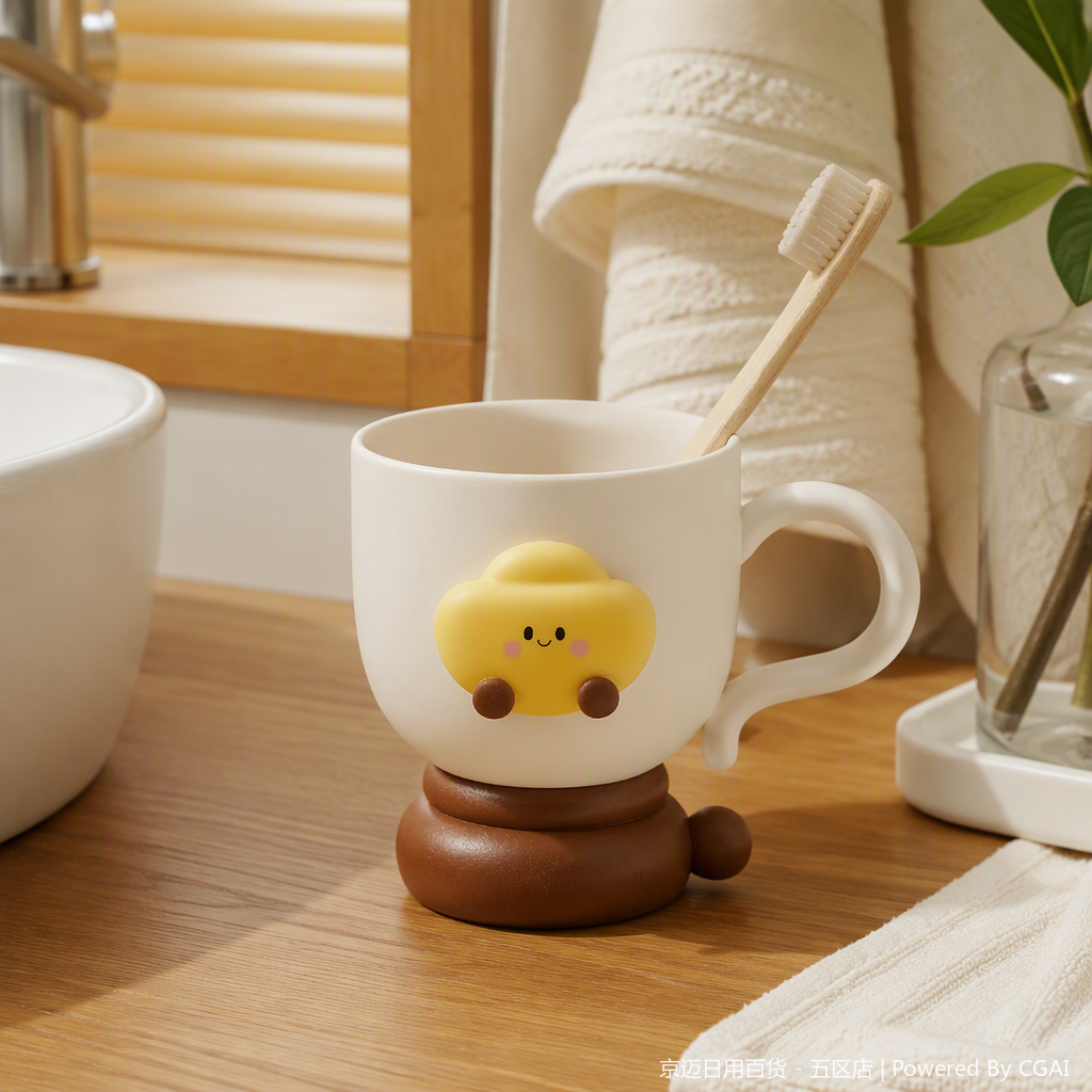 【CL】26Q2#0184 Energetic Tooth Cup Couple Cup Straw Set Summer Fashionable Beverage Cup Combination for Men and women details Picture