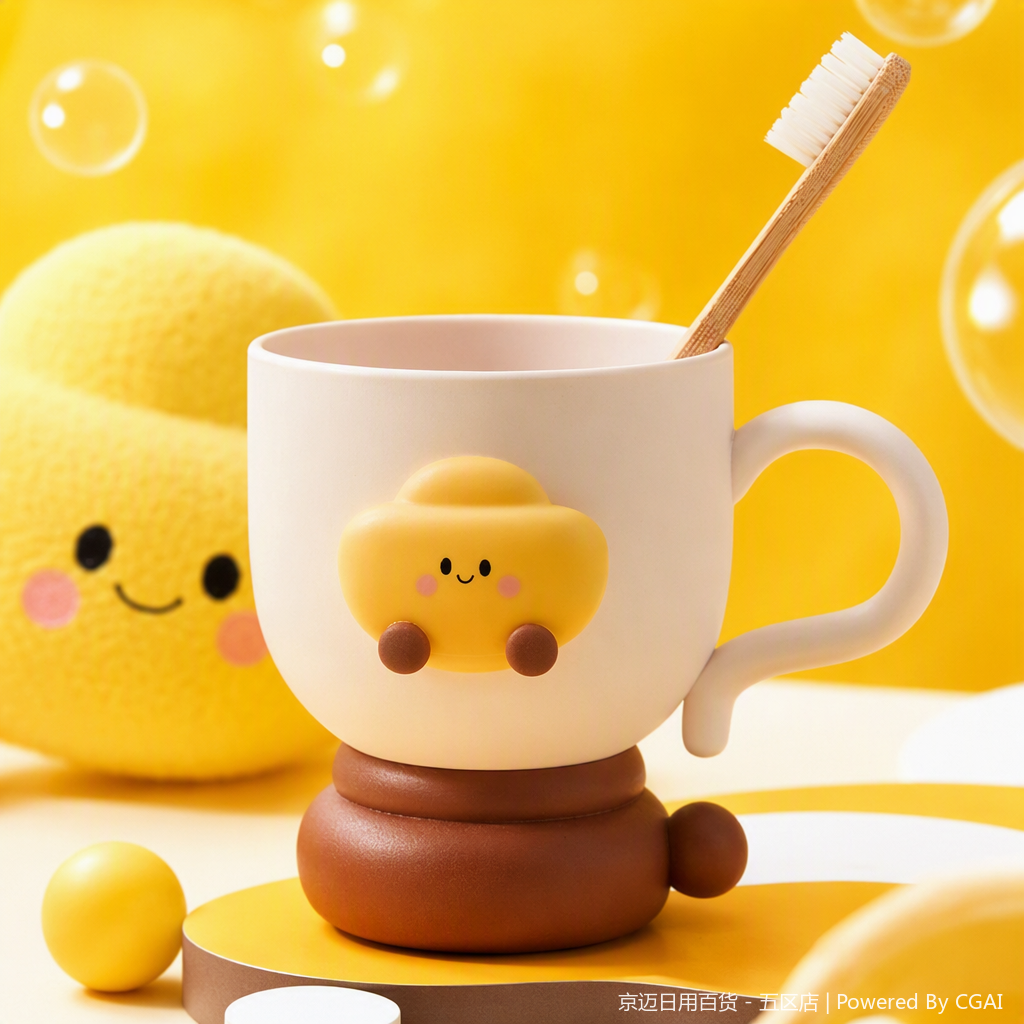 【CL】26Q2#0184 Energetic Tooth Cup Couple Cup Straw Set Summer Fashionable Beverage Cup Combination for Men and women Specification image