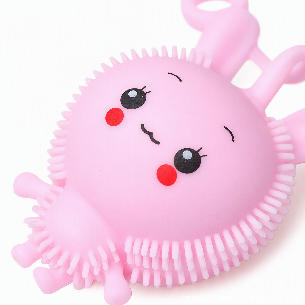 TPR colorful little rabbit baby glittering toys, star People, cute dolls, keychains, little rabbit decorative gifts Application Scenario