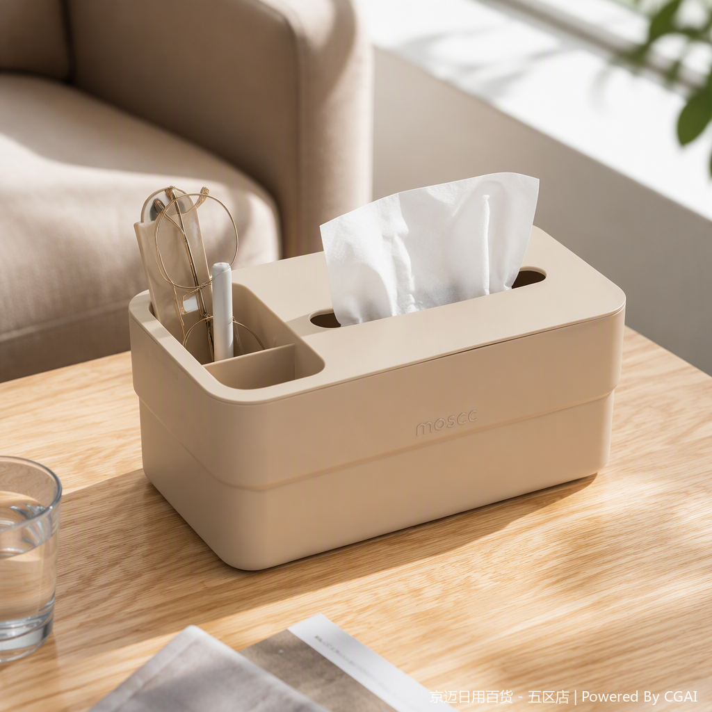 【CL】25Q4#2521 Dopamine Texture Tissue Box, Tissue Box, Toilet Paper Roller, household creative toilet paper storage, neat, convenient and practical details Picture