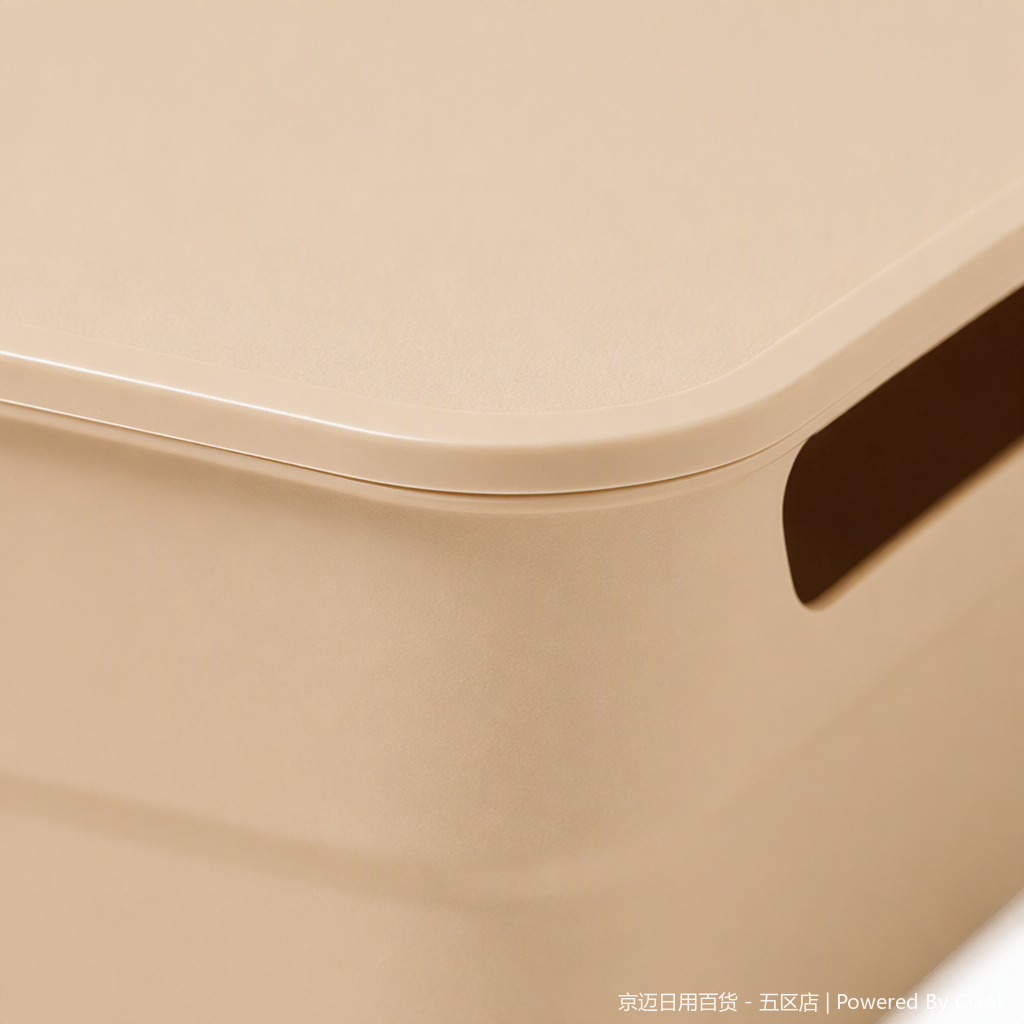【CL】25Q4#2526 meters white multi-functional desktop storage box with lid, bean paste cosmetics organization box, storage box, storage box, neat storage items Application Scenario