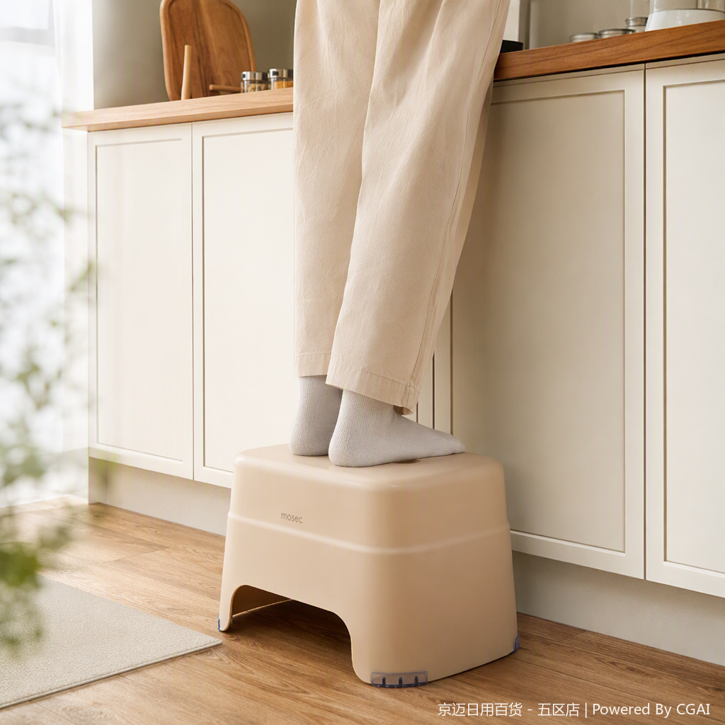 【CL】25Q4#2531 Multi-functional children and elderly Bathing stool, portable bathroom stool, anti-slip and waterproof seat details Picture