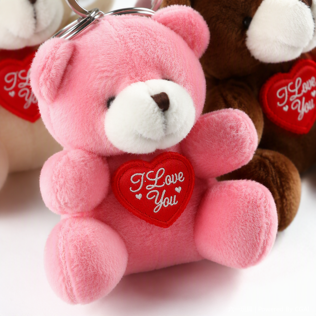 Cute keychains, pendants, animal dolls, small dolls, wholesale trade, children's colorful bears, sand dolls, pendants, mirrors, keychains, creative cartoon key chains, gifts and accessories Item Picture