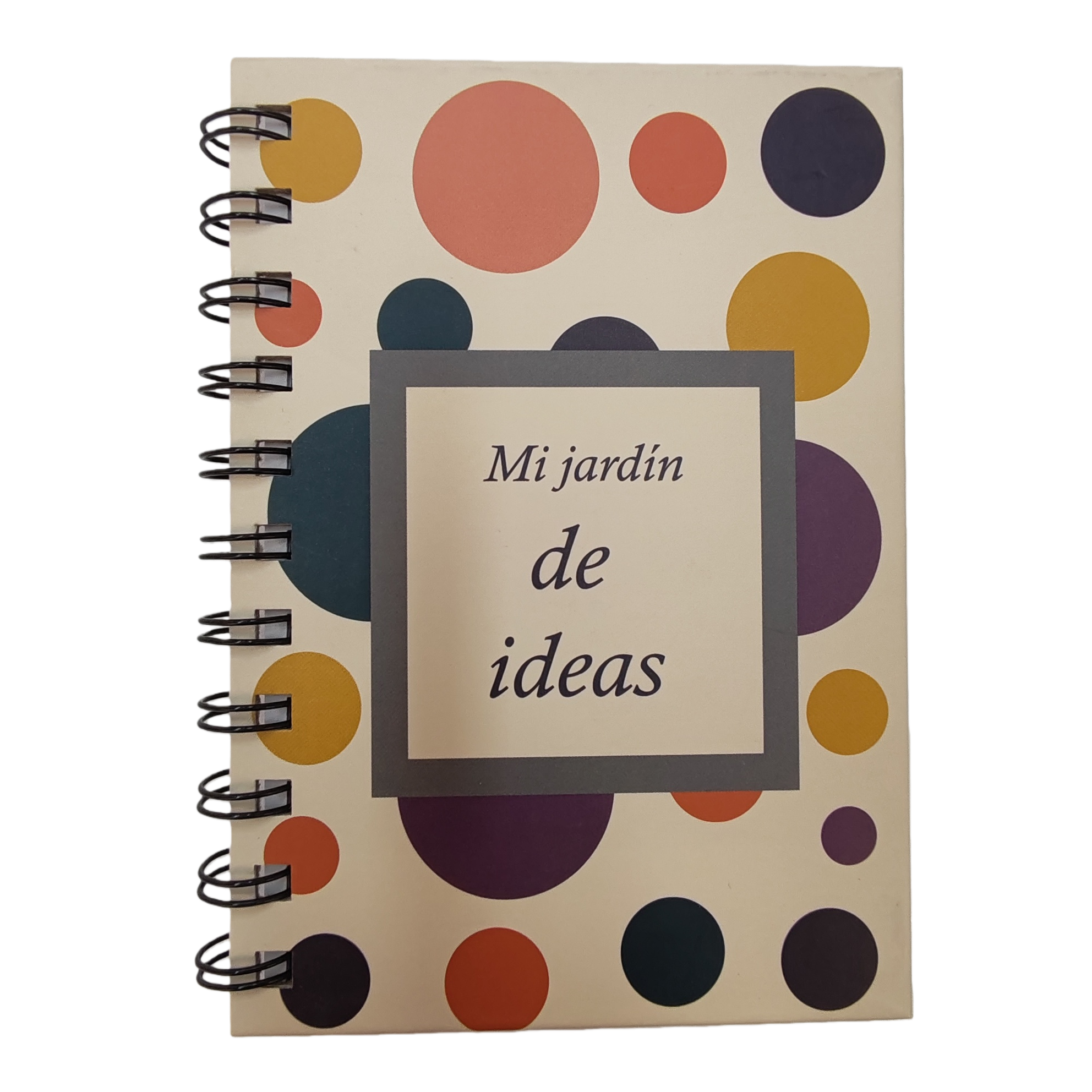 Donghu Paper Products A6 Retro Color polka Dot Coil Notebook for Students' Daily Note-taking Notes Item Picture