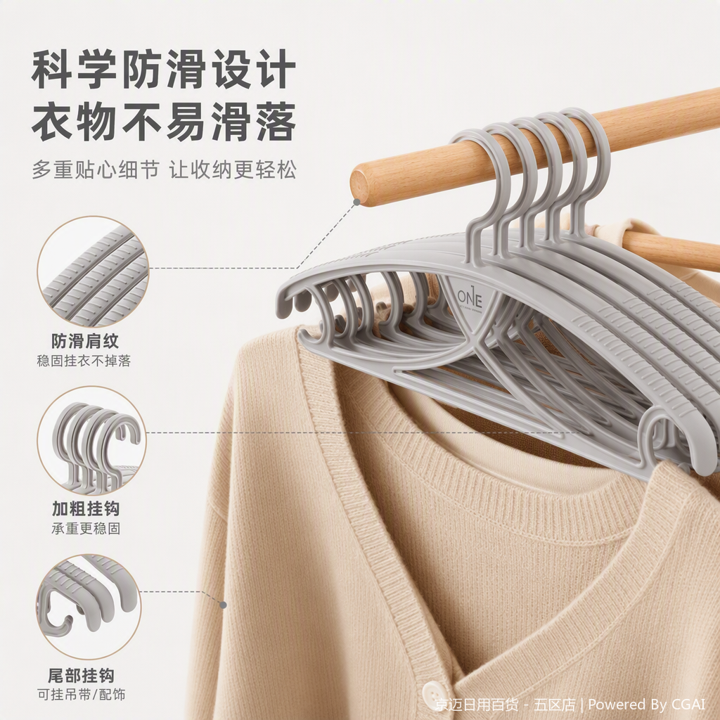 【CL】26Q2#1205 Multi-functional underwear Hanger Set: A simple and practical household hanger storage product