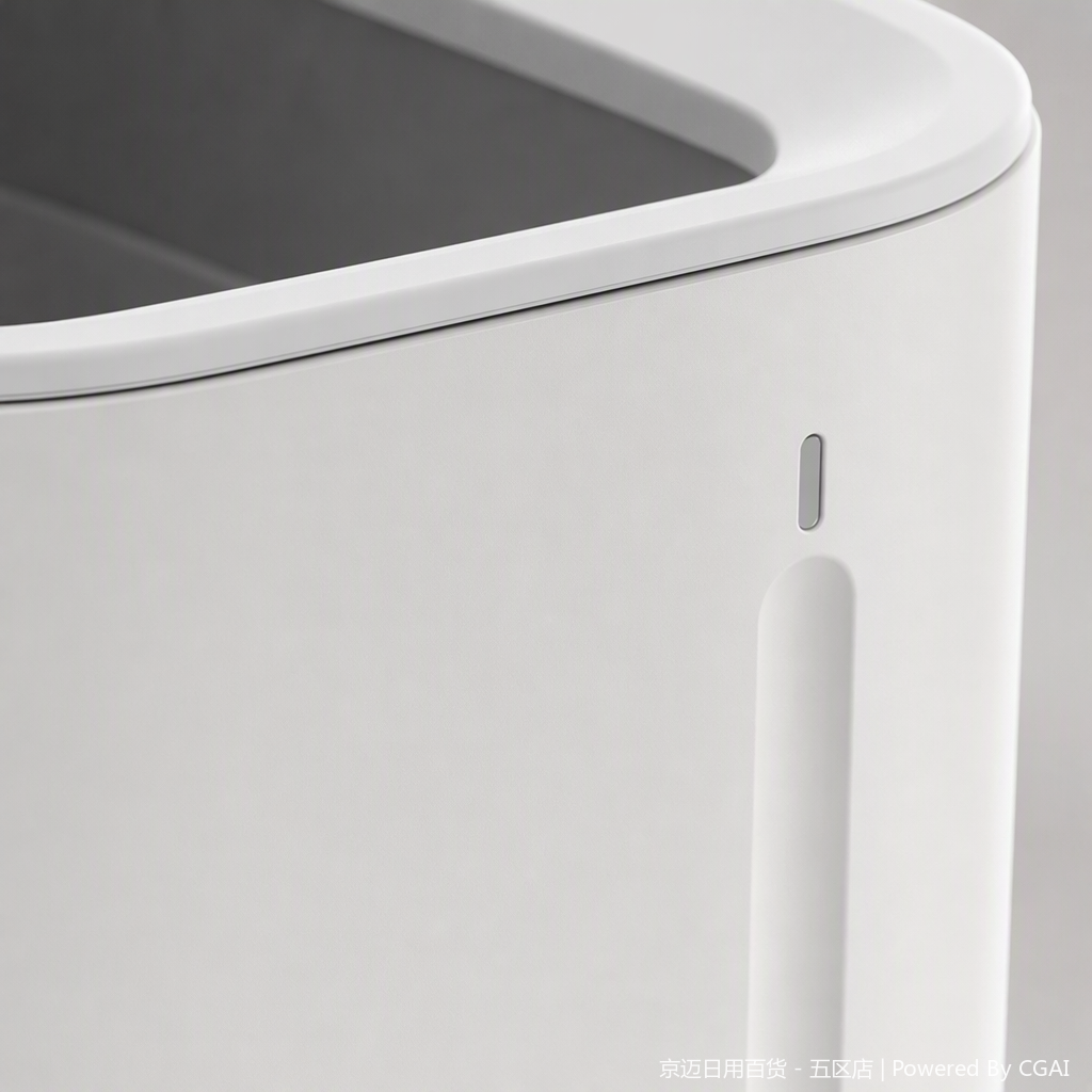 【CL】26Q2#1305 White mini pedal flip Lid Smart Hollow trash can, household kitchen and bathroom storage container Application Scenario