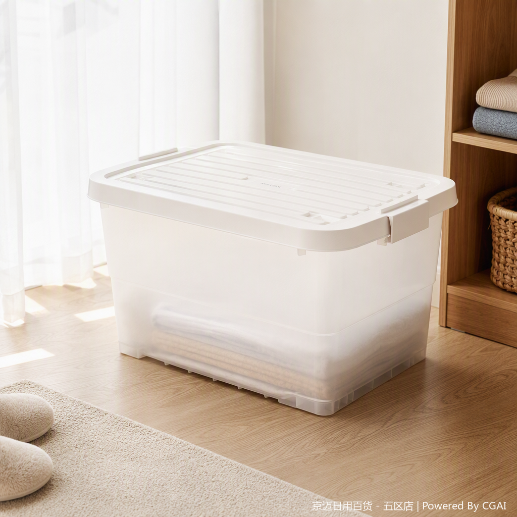 【CL】26Q1#1901 Multi-functional white covered plastic storage box, bean earplug folding fruit hard paper box, organizing box, storage box details Picture