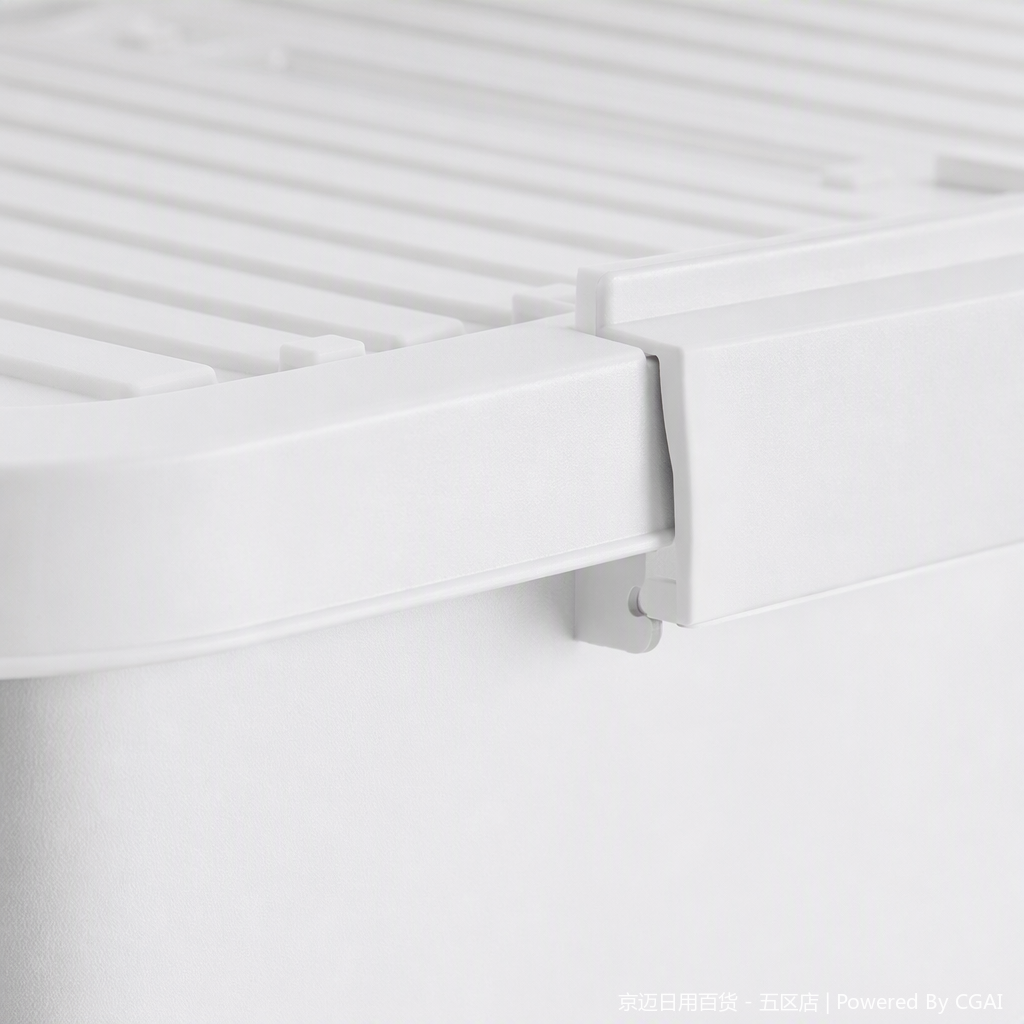 【CL】26Q1#1901 Multi-functional white covered plastic storage box, bean earplug folding fruit hard paper box, organizing box, storage box Application Scenario
