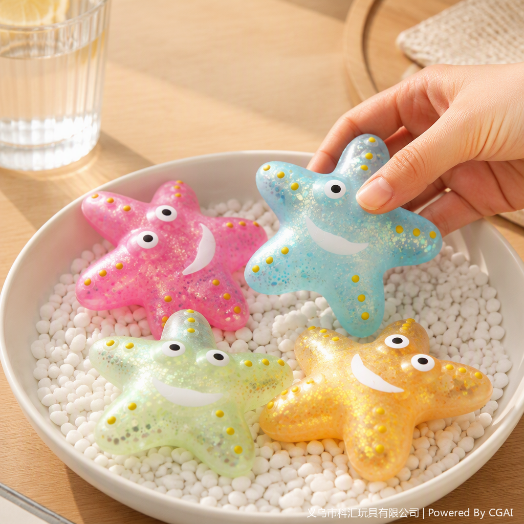 Estilo explosivo starfish malt lento rebote pellizcado oro cebolleta descomprimir bola rainbow ball juguetes