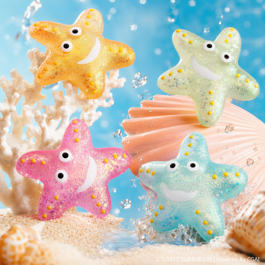 Best-selling starfish maltose slow Rebound Pinch Golden Onion Stress Relief Ball Rainbow Ball toys details Picture