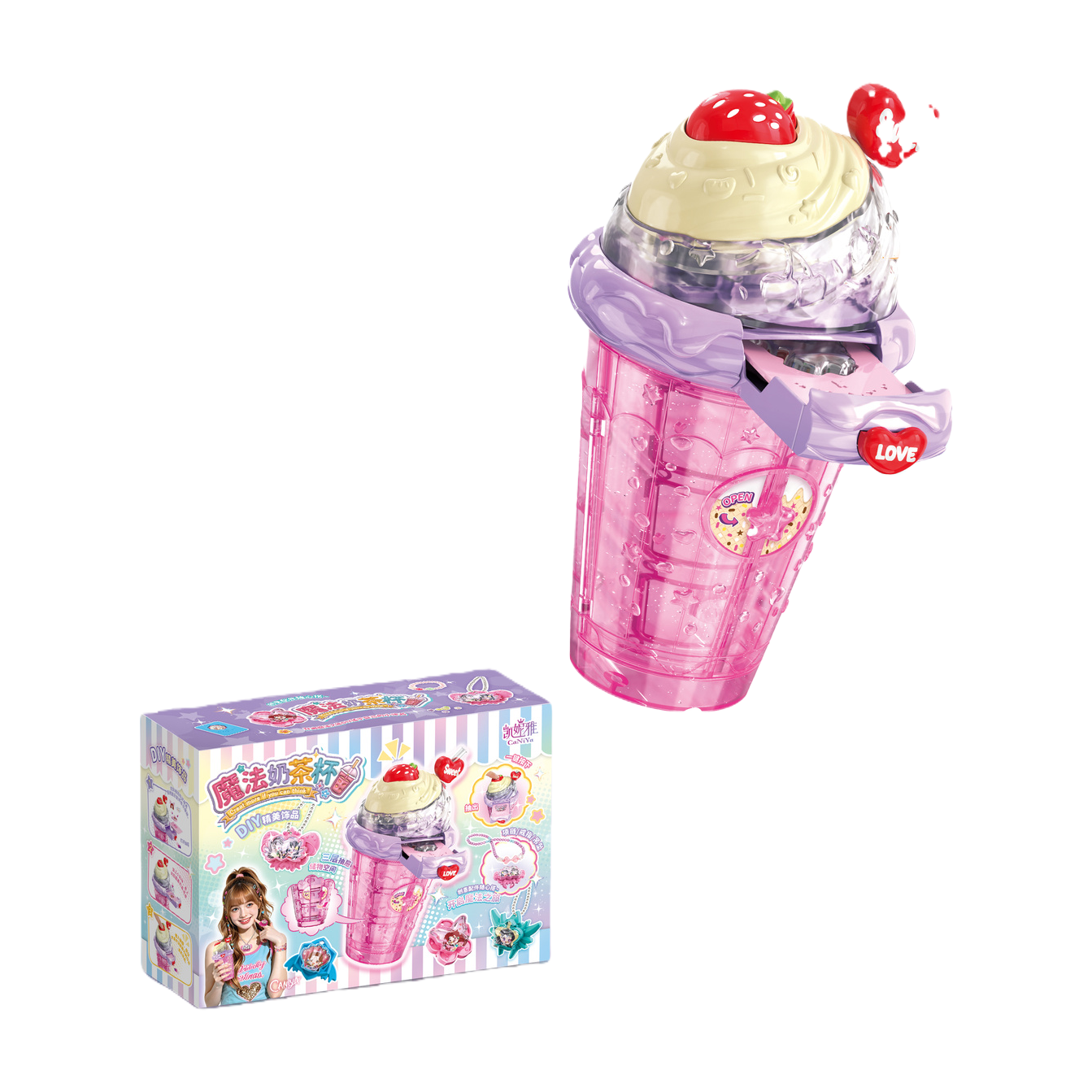 Hai Zhi Xing N981 Magic Milk Tea Cup Item Picture