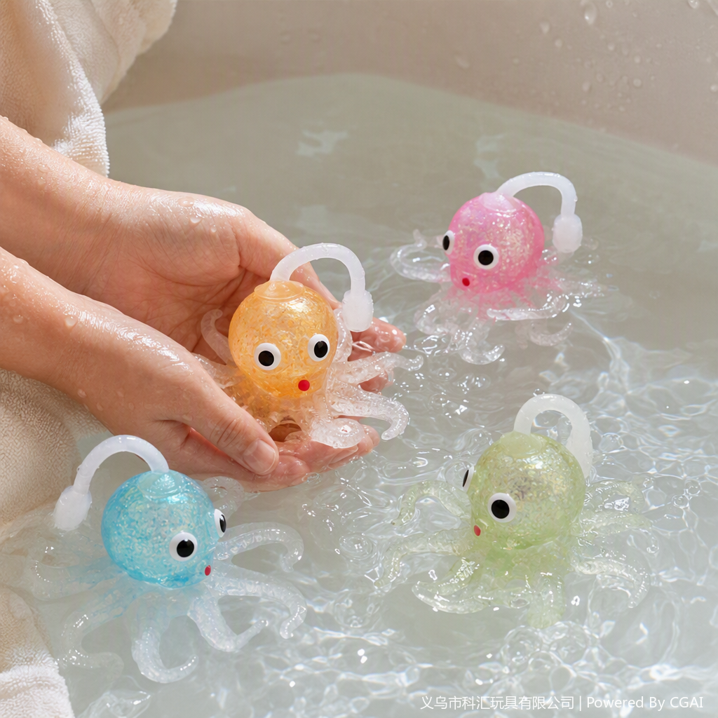 Octopus maltose slow rebound soft rubber squeeze stress relief toys, fun children's gifts for night market stalls