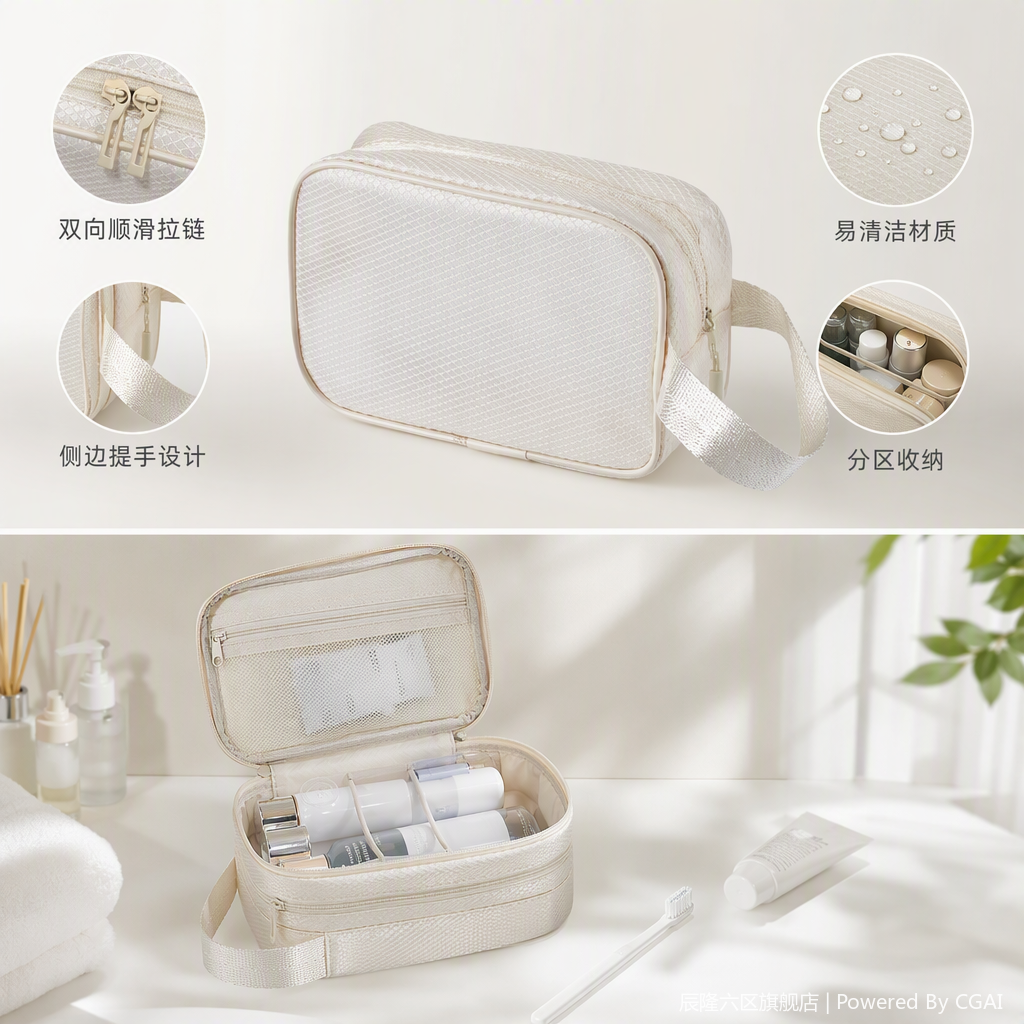 【CL】26Q2#057 Multi-functional large suitcase, clothing organization and storage bag, toiletries storage bag, travel essential storage bag, large capacity storage bag
