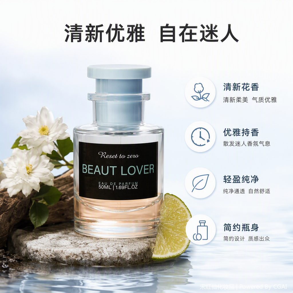 The perfume is long-lasting, fresh and pleasant