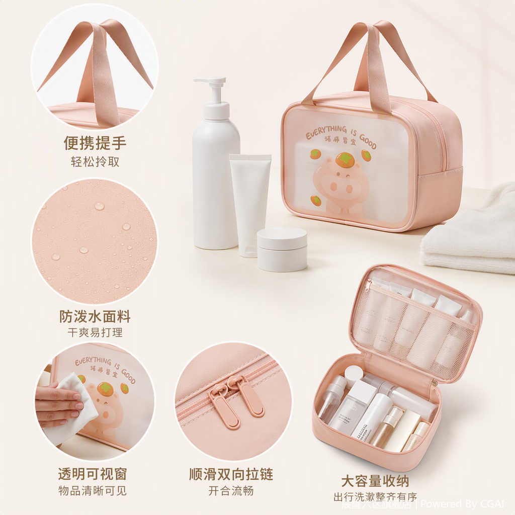 【CL】 26Q2#024 Multi-functional large suitcase, clothing organization and storage bag, toiletries storage bag, travel portable storage bag, large capacity