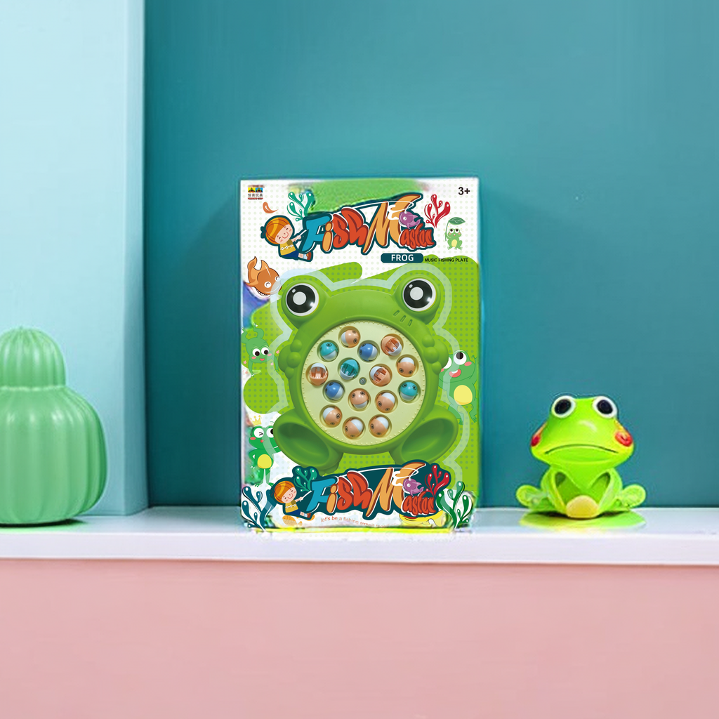 儿童吸盘式电动青蛙玩具 音乐启蒙互动游戏机 宝宝学步必备详情图3