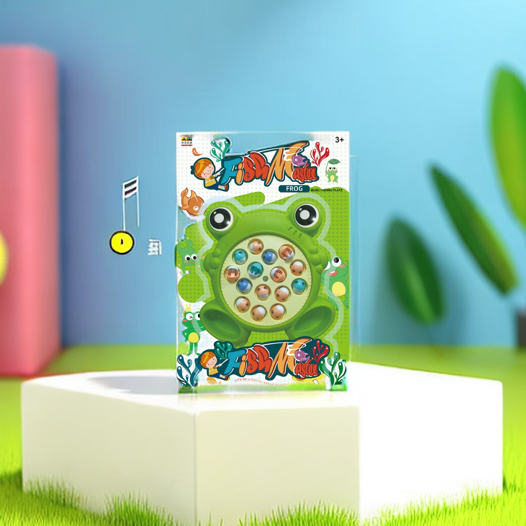 儿童吸盘式电动青蛙玩具 音乐启蒙互动游戏机 宝宝学步必备详情图4