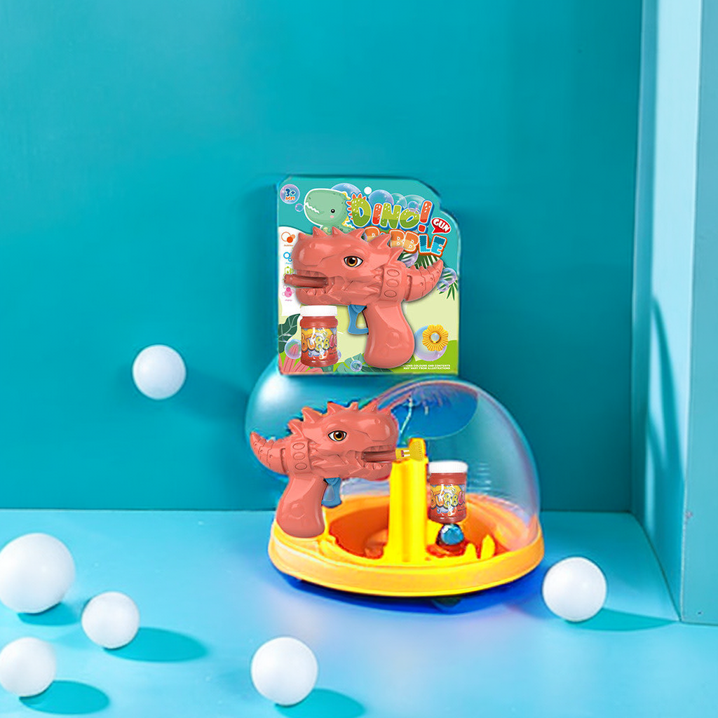 儿童吸板惯性恐龙泡泡机 安全无毒户外玩具 创意互动游戏机 喷泡泡乐趣无穷详情图4