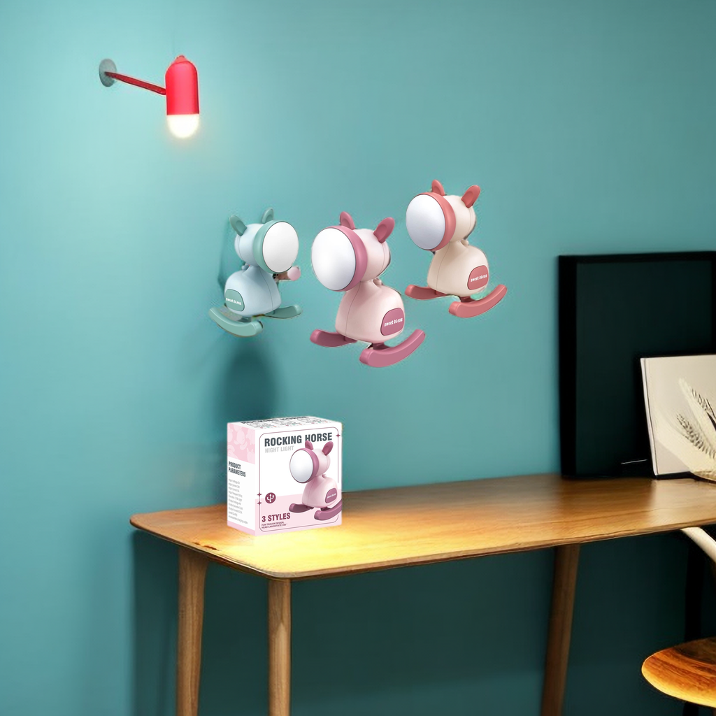 小毛驴品牌/创意台灯/省电LED/学习阅读灯/眼保护书桌灯/可调节亮度色温产品图