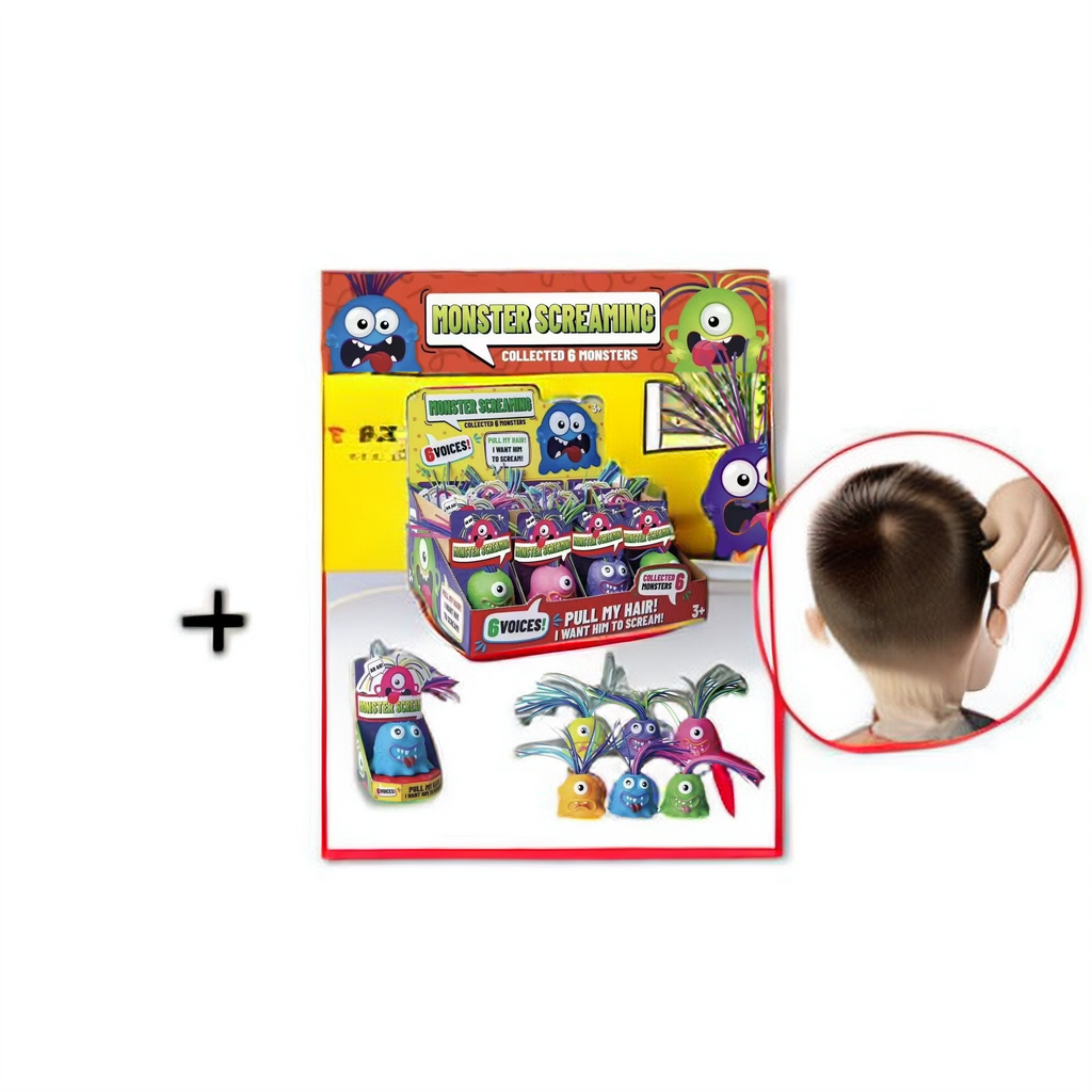 新款儿童玩具扯头发发声机器人 趣味互动声控玩具 安全无毒材质详情图2