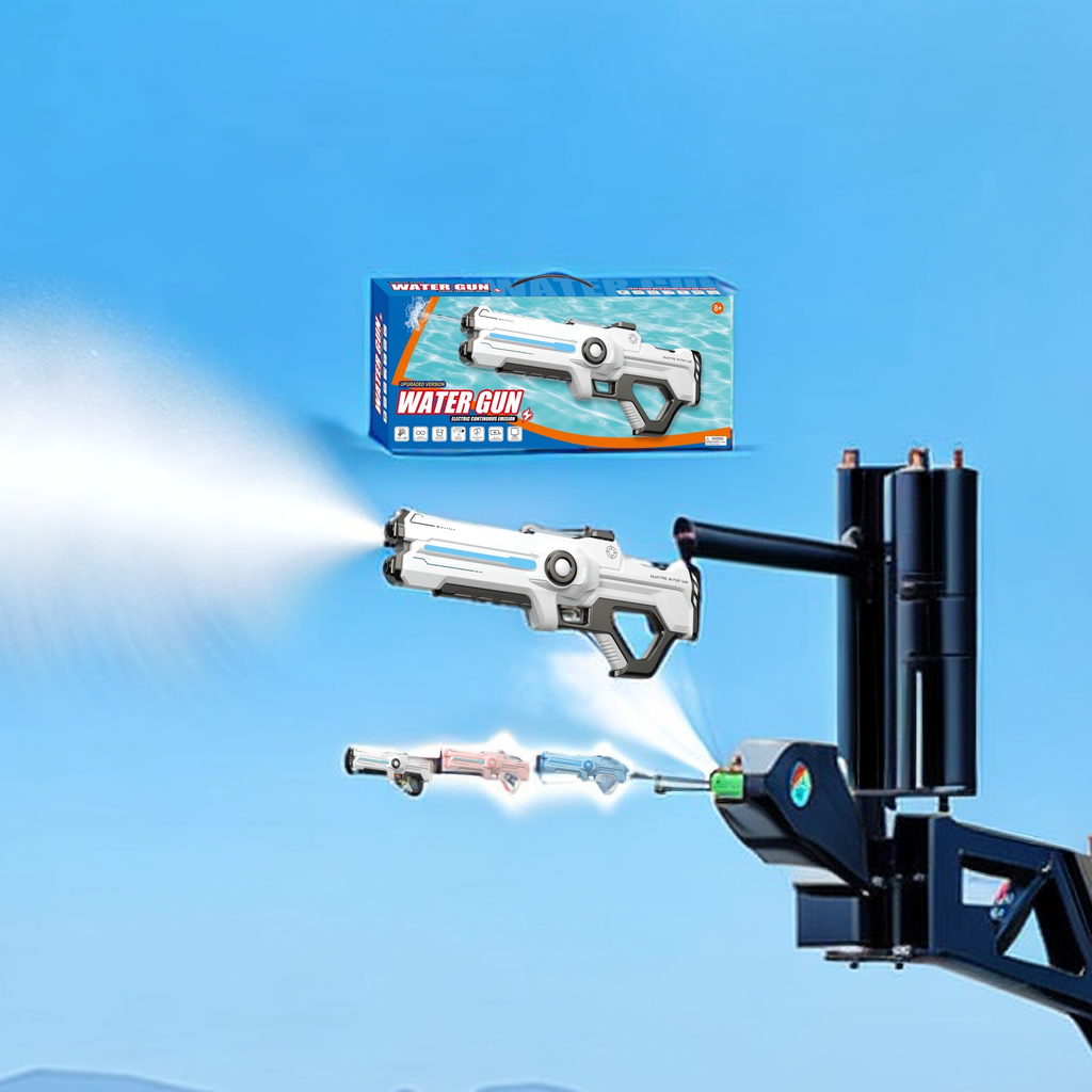 高配版灯光效果自动射水水枪 玩具枪户外儿童互动游戏装备详情图2