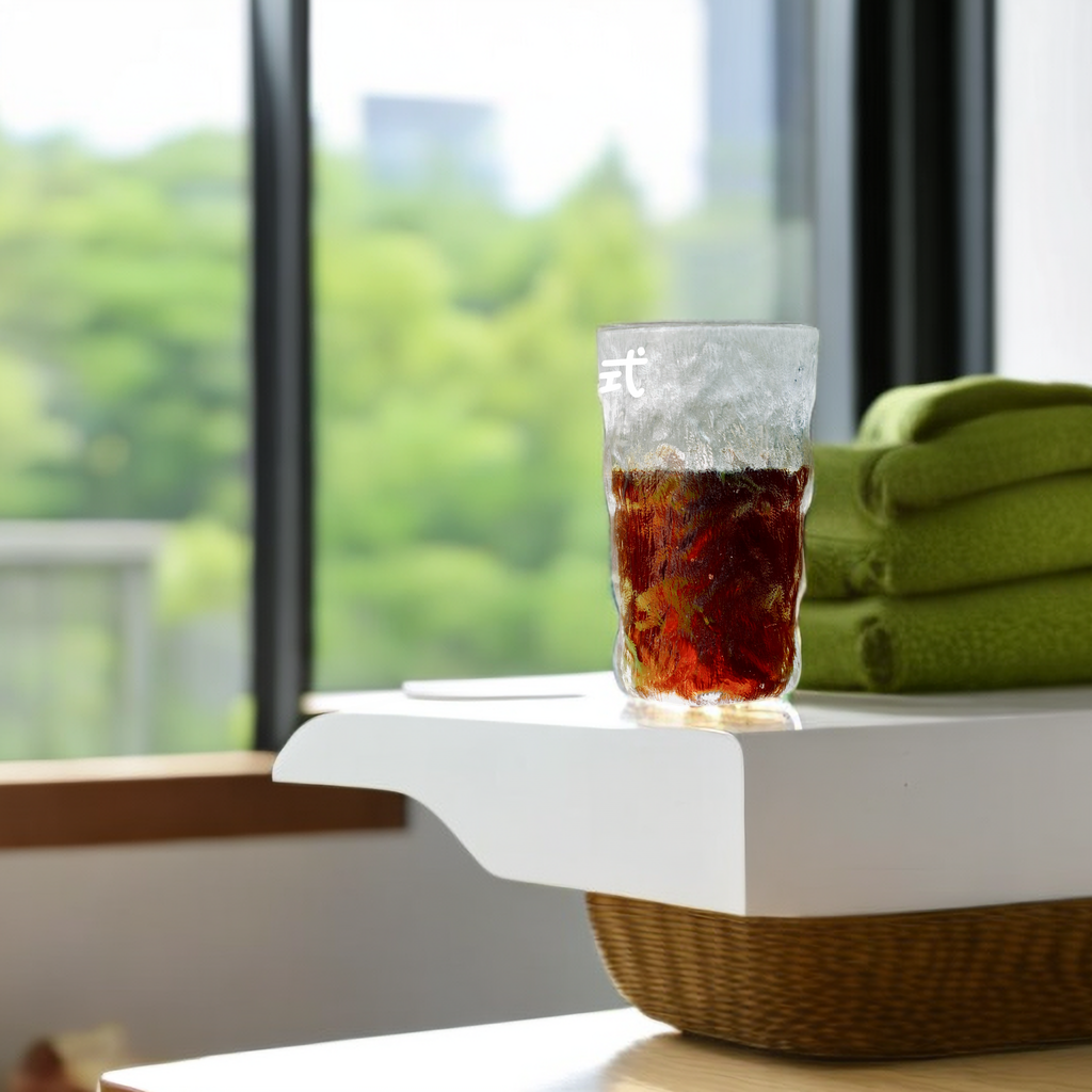 Clear Glass Coffee Cup High Temperature Heat Resistant Large Capacity Simple Design Of Tea Dual-Use Household Drink Cup details Picture