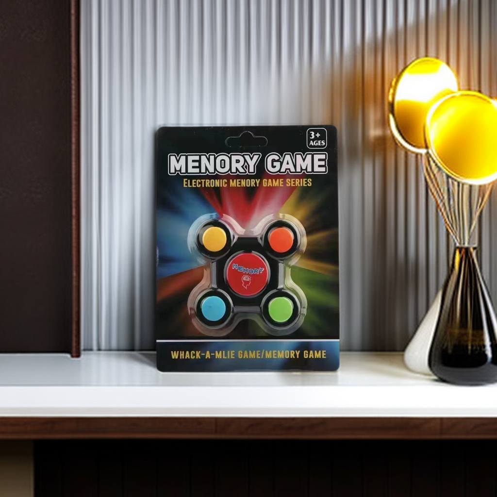 Classic memory game console, children's educational toy, family parent-child interaction details Picture