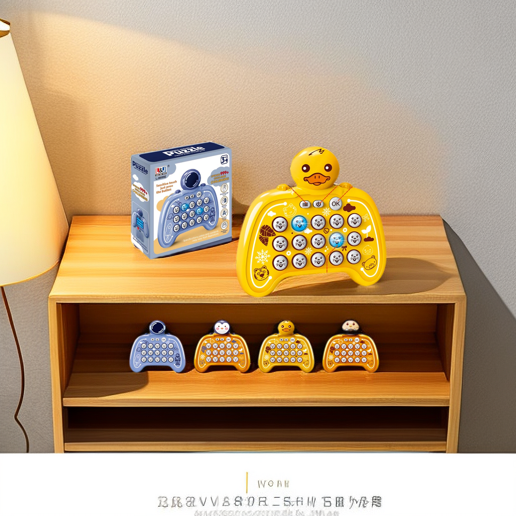 Cute duck whack-a-mole interactive toy puzzle game details Picture