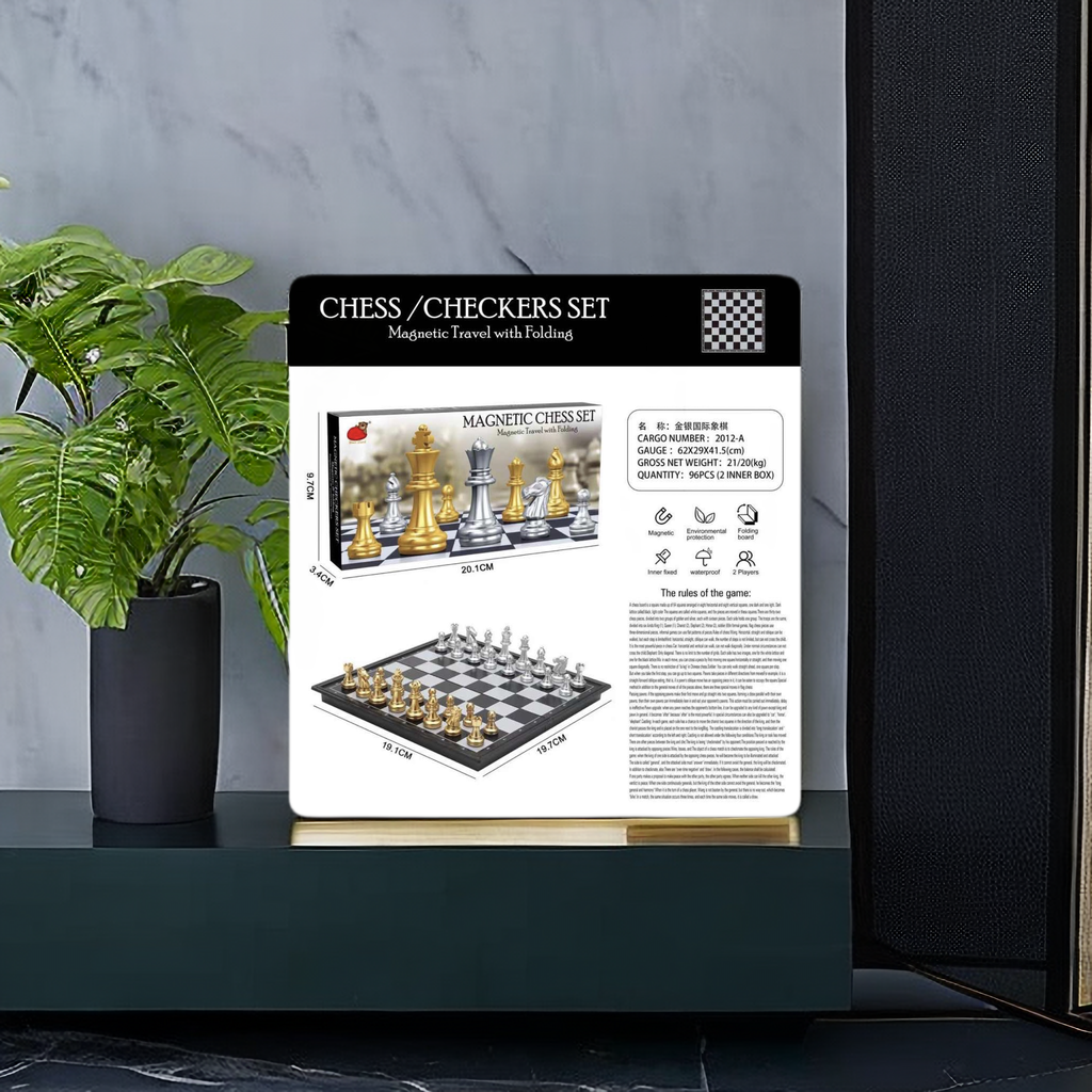 国际象棋金银款 厂家直销 外贸支持经典棋盘款详情图4