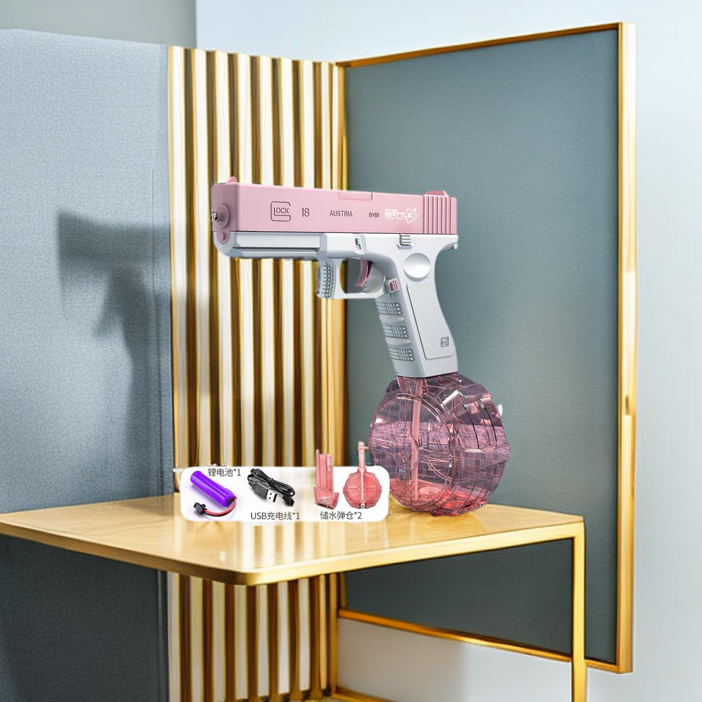 Glock Water Gun Submachine Gun Toy Gun Children's Toy Water Gun Toy Gun Toy Educational Toy Specification drawing