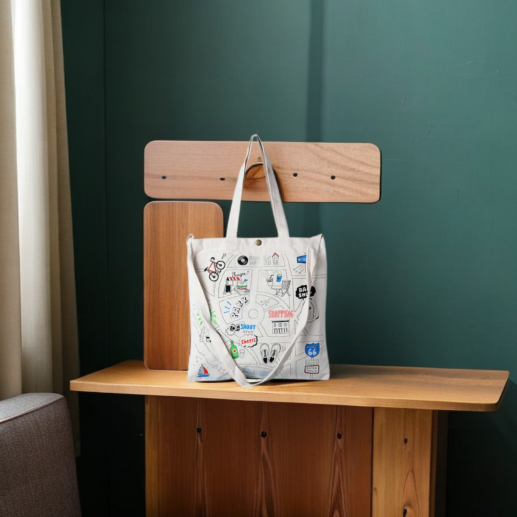 Canvas Satchel Tote Bag Screen Capture Variety Of Styles Suitable For Daily Use Application Scenario