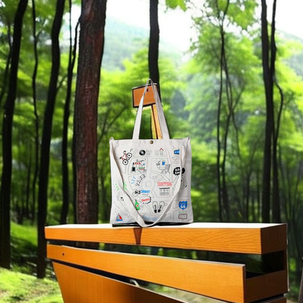 Canvas Satchel Tote Bag Screen Capture Variety Of Styles Suitable For Daily Use details Picture