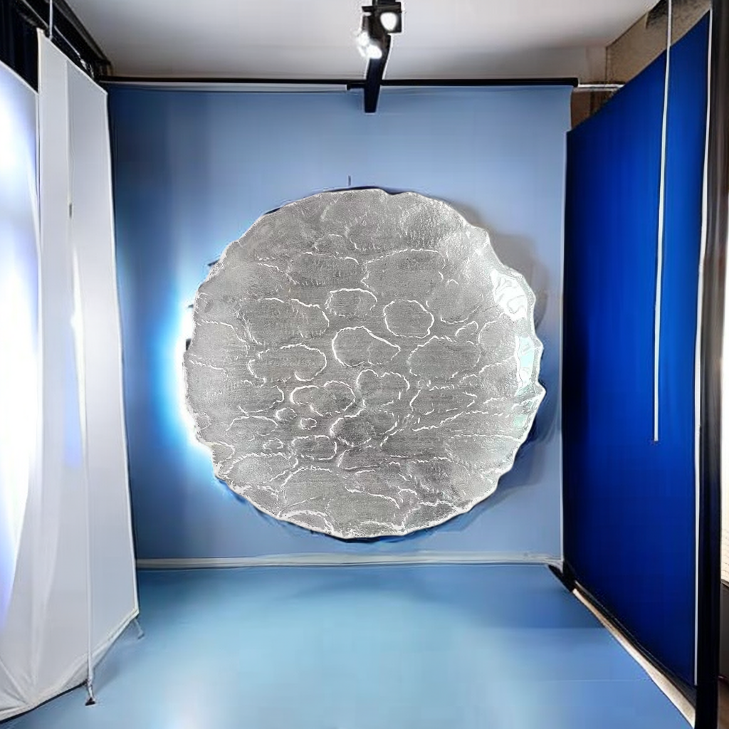 Customizable glass plates, creative glass plates, transparent heat-resistant glass plates, various styles available details Picture