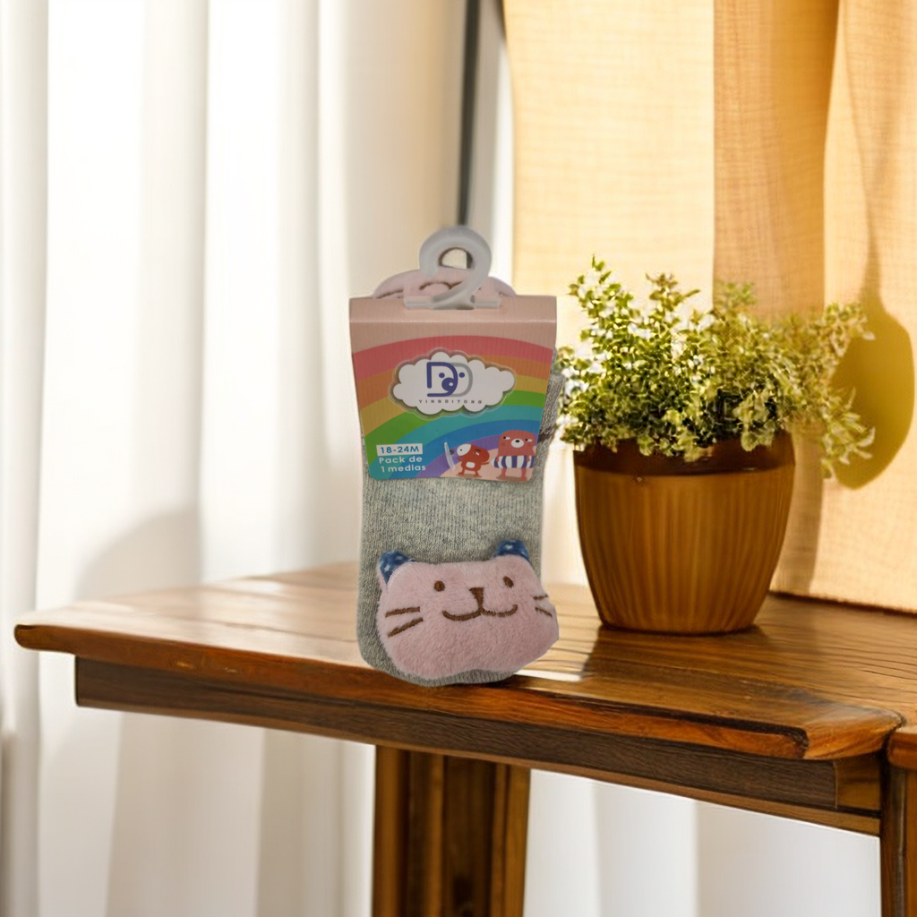 Children's socks are pure cotton, breathable, comfortable and come in a variety of styles. Baby cotton socks Specification image