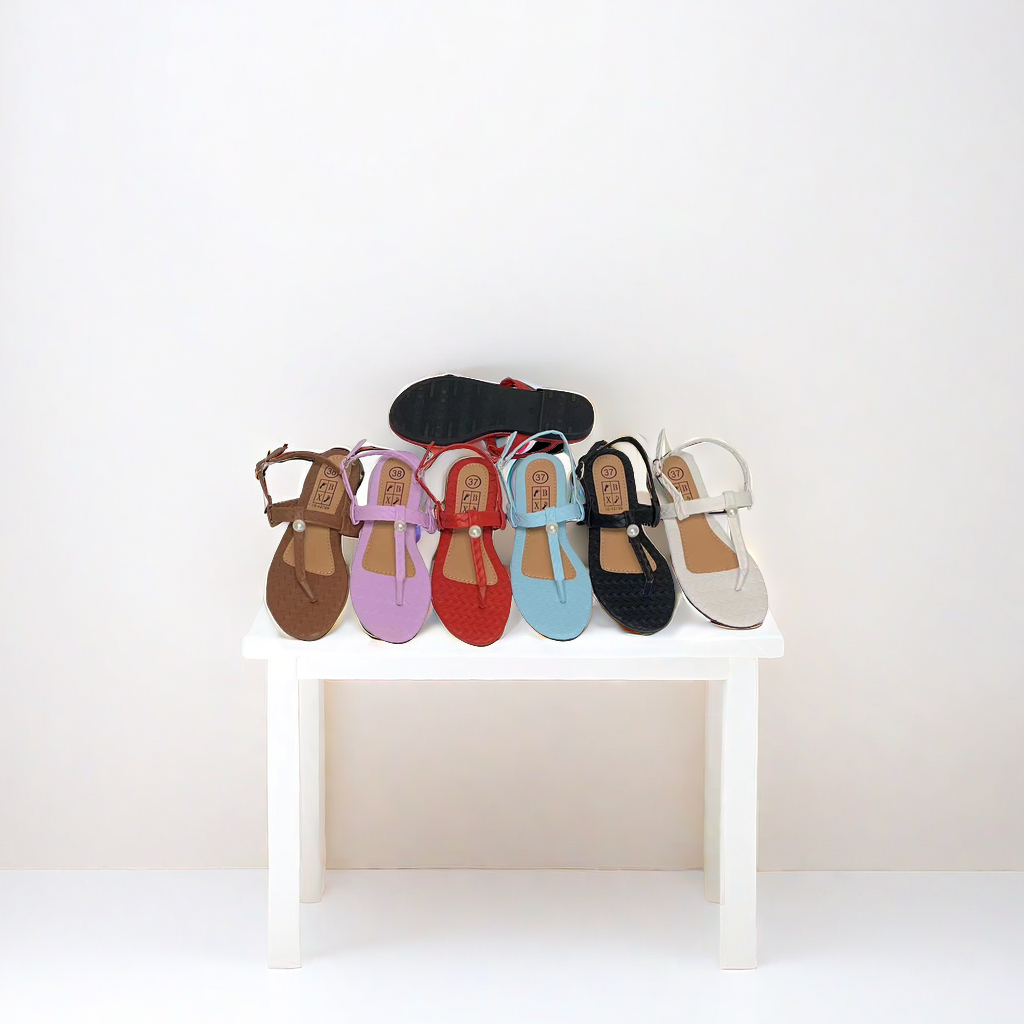 Sandals Pvc Sole Pu Upper Summer Breathable Sandals Female Students Korean Version Of The Trend Thick Soft Sole Non-Slip Women Sandals Specification drawing