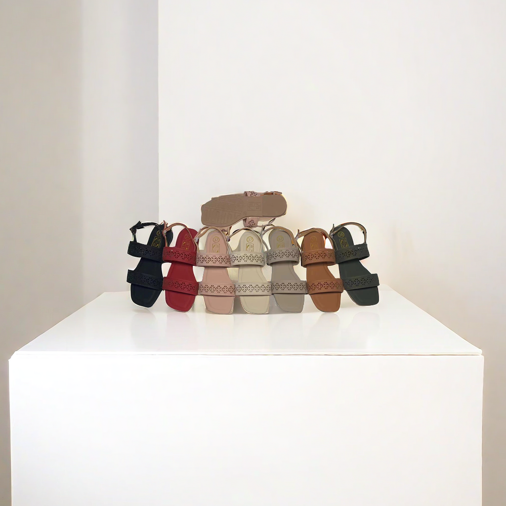 Lg-1566 Sandals Pvc Soles Sandals Women's Summer Flat Thick Sole Soft Sole Non-Slip Breathable Comfortable details Picture